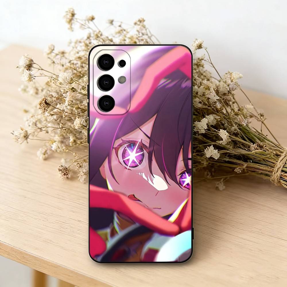 

Oshi No Ko AI-Anime C-Cute Phone Case For Samsung S25,S24,S21,S22,S23,S30,Ultra,S20,Plus,Fe,Soft Silicone Black Cover Samsung S23ULTRA5G