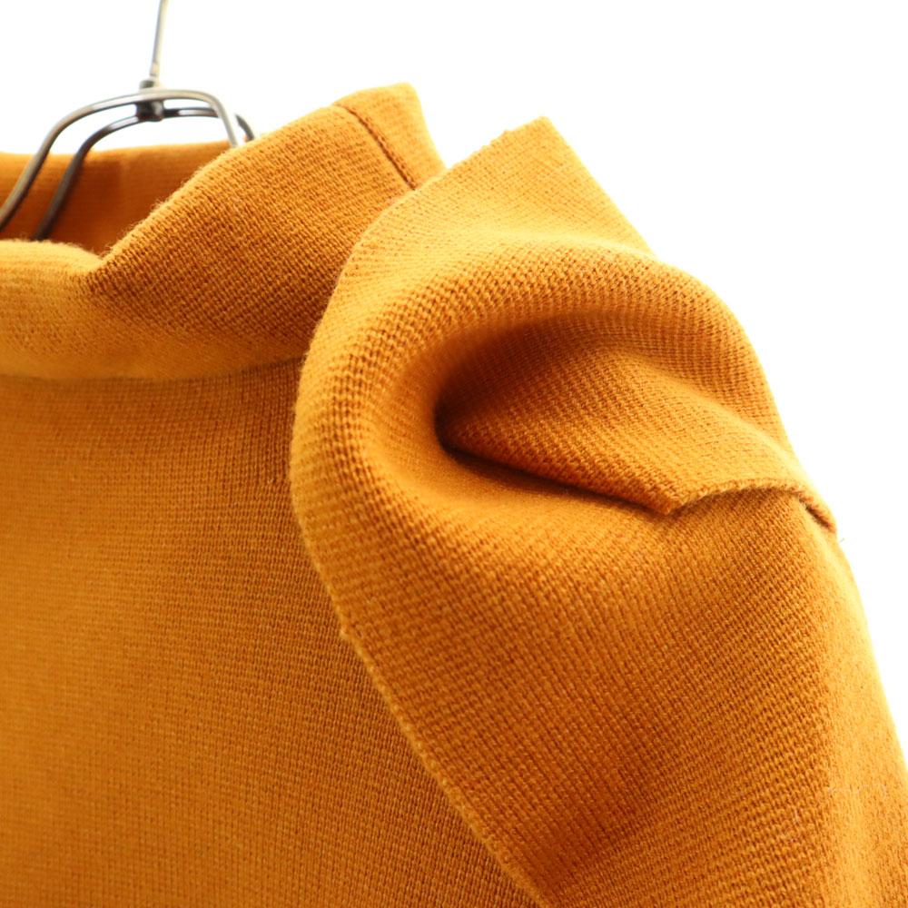 IRENE wool blend Long sleeve knit 36 Orange series Cut Women Used