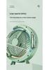 USB Rechargeable Colorful LED Circulation Fan - Seven-Color Night Light for Home & Outdoor Use