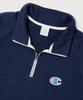 CHAMPION Heritage Logo Loose Fit Half Zip Navy