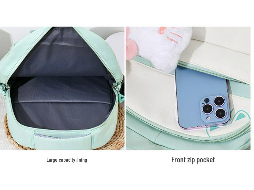 Modischer Cartoon-Rucksack - Großes Fassungsvermögen, Leichtgewicht, Unisex, für Grund- und Mittelschüler, Bestseller Dekompressionsdesign.