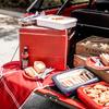 Food Foil Tray Holder Set Insulation Foil Serving Pan Carrier Lightweight Portable Food Foil Dish Pan with Lid for Picnic Party