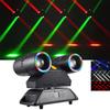 LED 400W RGBW Beam Double Head Golden Hoop Moving Head Light DMX Stage Staining Flash Effect Lights DJ Show Party