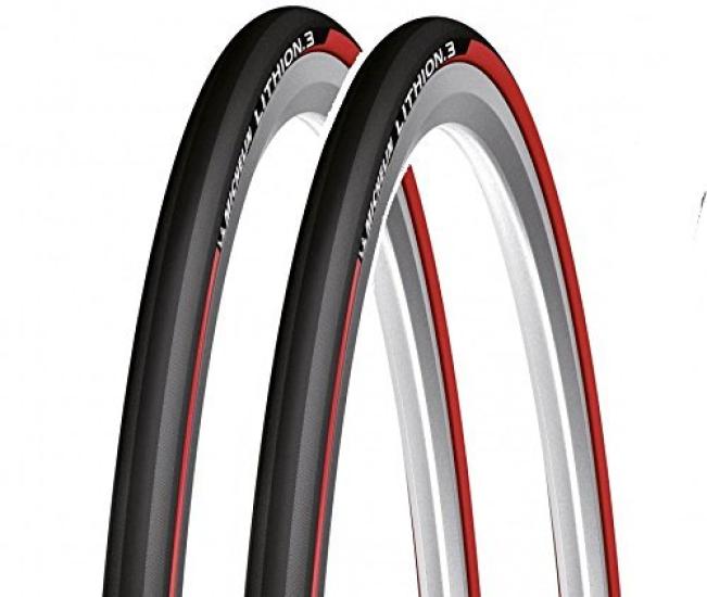 

Комплект из 2 шин MICHELIN LITHION 3 700C (красный, 700×23с) [элемент]