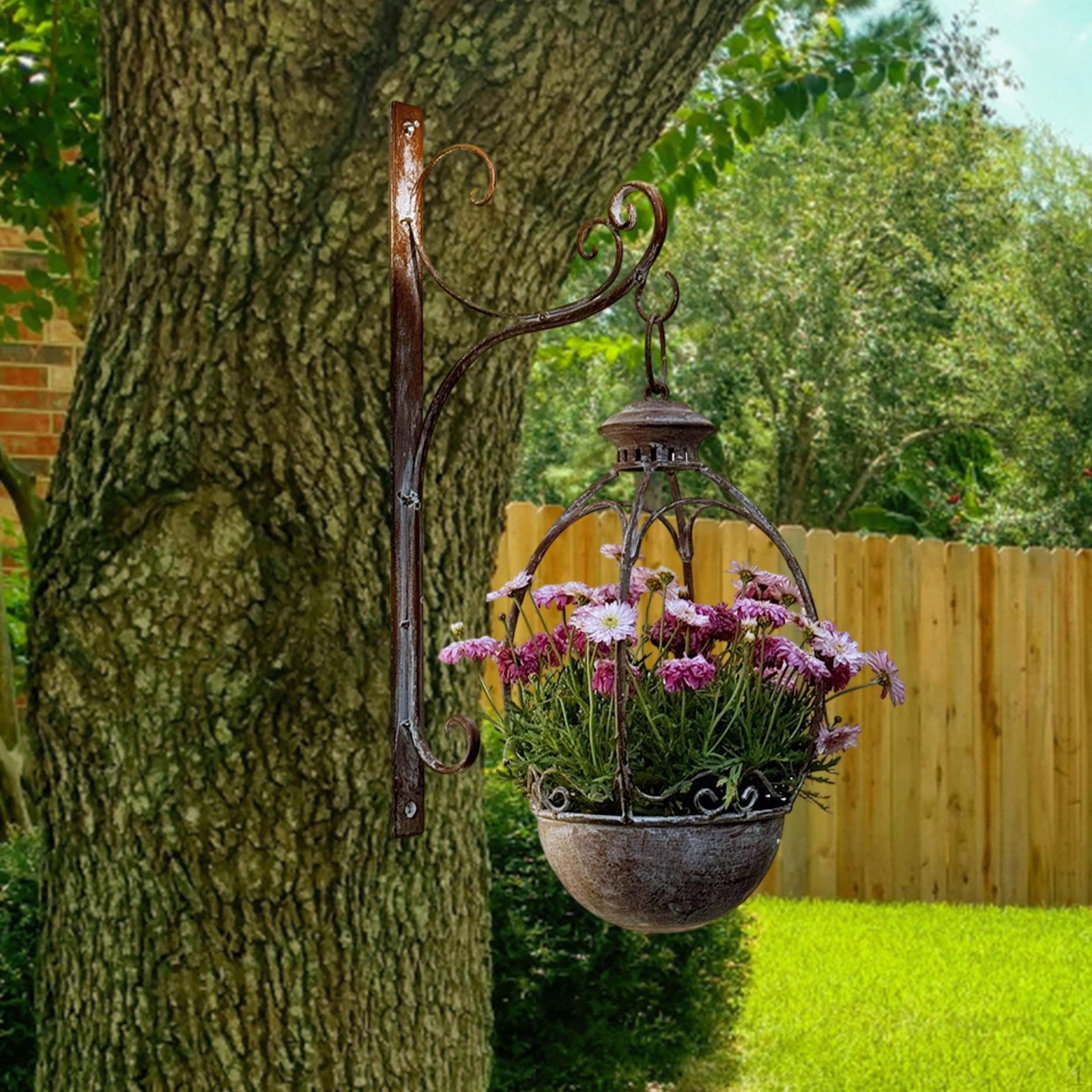 

Настенное кашпо, винтажный держатель для растений, подвесное крепление для цветов на перила