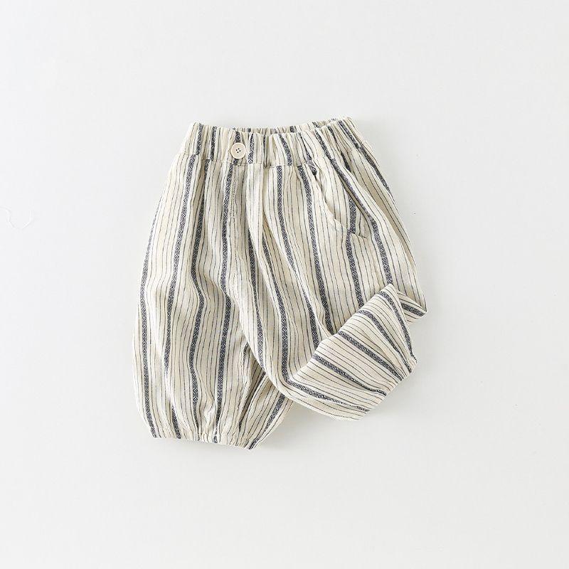 

Детские шорты Шорты для мальчиков Летние повседневные полосатые бриджи Детские шорты 140