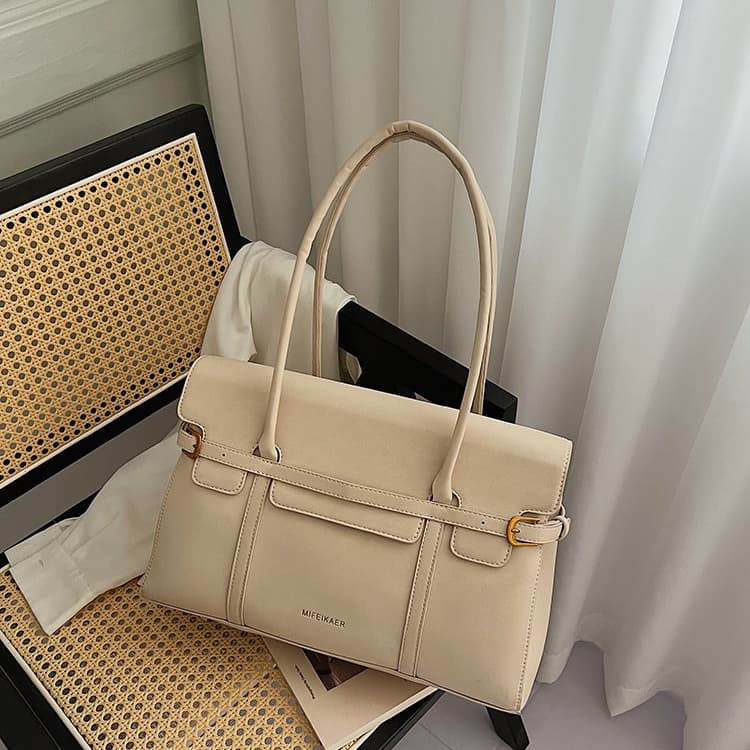 Large Capacity Leather Tote Bag Women's Shoulder Handbag