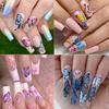 Design 20Pcs Butterfly Nail Art Sticker Starry Sky Transfer Decal Manicure Decor