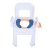 Squat Toilet Commode Chair Detachable Foldable Non Slip Armrest Backrest Cushion Quick Drying Extra Wide Commode Bathroom Sitting Bath Stool