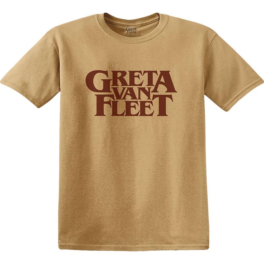 Men s Greta Van Fleet Logo Slim Fit T-shirt Large Old S