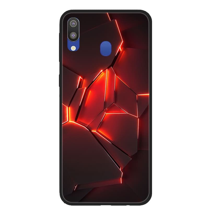 For Samsung Galaxy M20 M30 M30S Case Soft TPU Silicone Case For Samsung A40S M21 M30s M 30S M20 M30 Fashion Patterns Matte Case