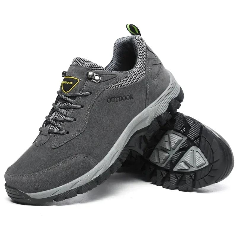 Chaussures de Randonnée pour Homme Chaussures en Cuir Suède pour Homme Chaussures de Marche d'Extérieur Escalade Chasse Baskets pour Homme Nouvelles Bottines Taille 49