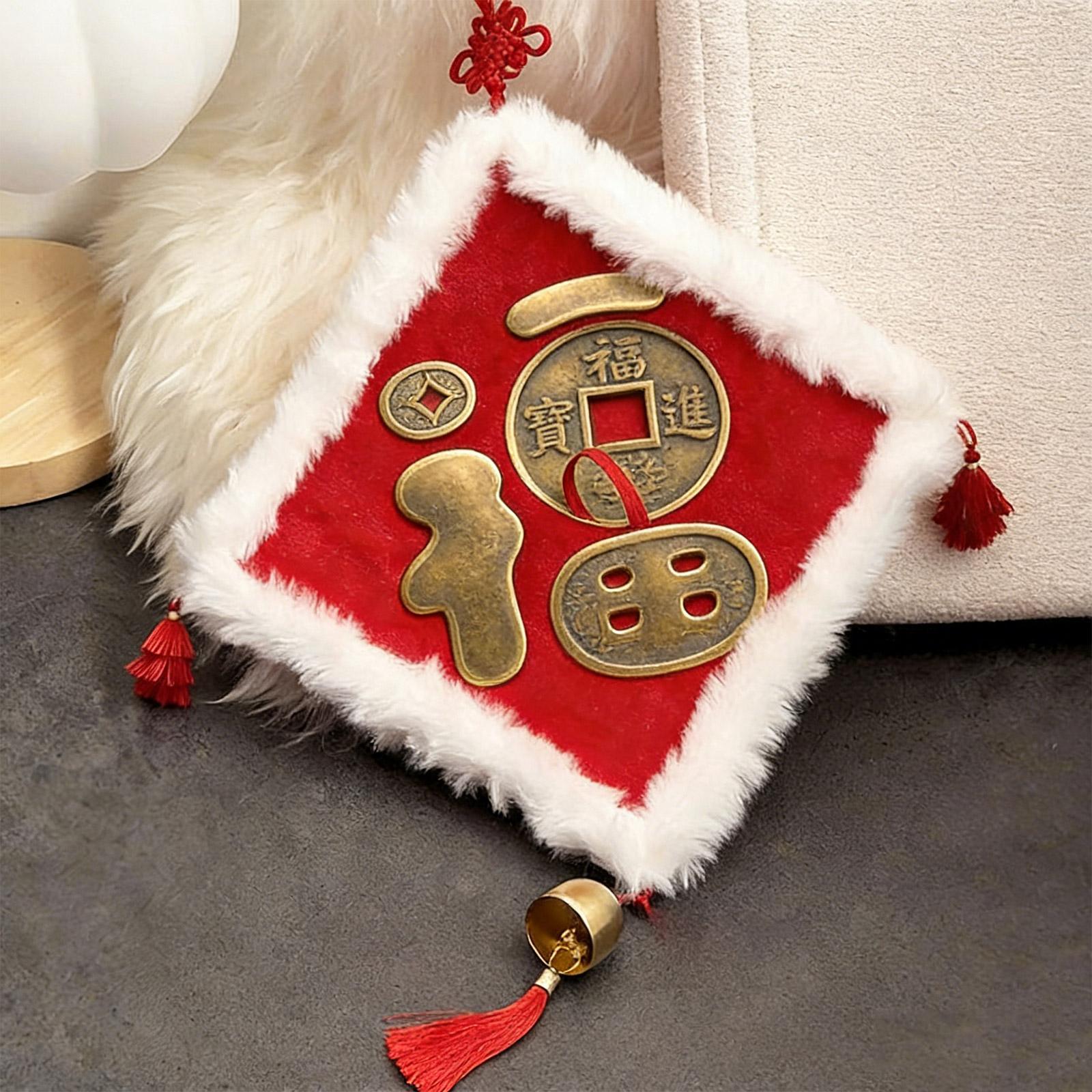 New Year s Character Self-Deprecating Bear Head Doll Clothing