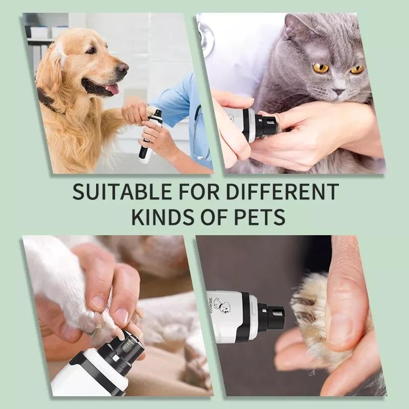 Electric Pet Nail Grinder, Usb Rechargeable Nail Clipper For Dogs And Cats, Gentle Paw Grooming Tool