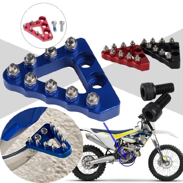 Non Slip Brake Pedal Studded Exterior Design Brake System Performances Enhancement Simple Installation for Bike