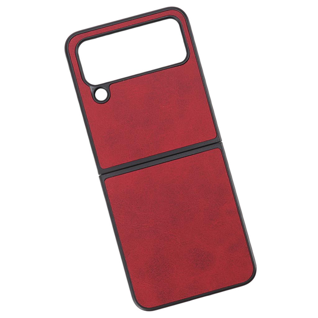 Klapphandy-Hülle Synthetisches Leder Kratzfest Schutzhülle für Samsung Galaxy Z FLIP 4
