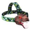 Dinosaur Headlamp For Kids Flashlight Rechargeable Led Headlights Roars & Silent Mode, T-Rexs Dinosaur Toys For Kids