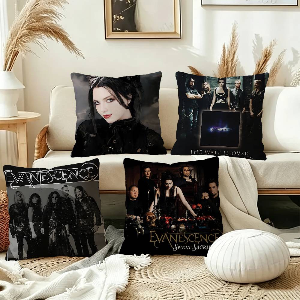 E-Evanescences Rock Band Pillowcase toon Gift Cushion Cover Bedroom Home Sofa Chair Seat Decor pillow case