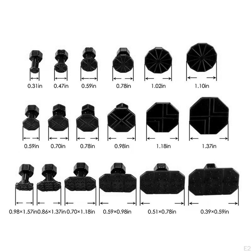 18Pcs Car Dent Puller Paintless Repair Nylon Small Professional Hand Tools Remover for