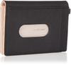 Jill Stuart Slim Cowhide Leather Pass Case (with Original Charm) in Black
