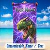 Dragon Phoenix Theme Beach Towel Personalized Custom Name & Text Soft Quick Dry Beach Towel for Swimming Travel