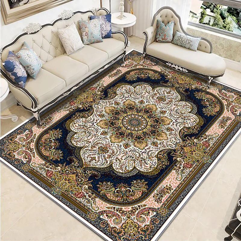 Tapis Persan Maison Vintage Bohème Tapis de Salon Tapis de Bureau
