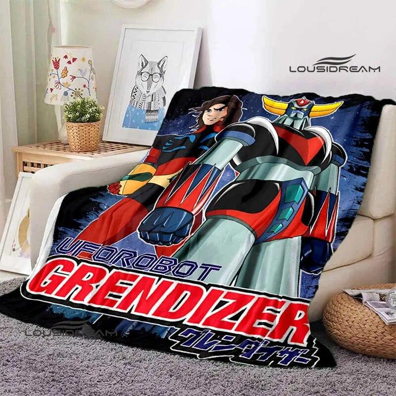 

НЛО ROBO GRENDIZER GOLDORAK одеяло с принтом детское теплое одеяло с фланцем мягкое и удобное одеяло подарок на день рождения