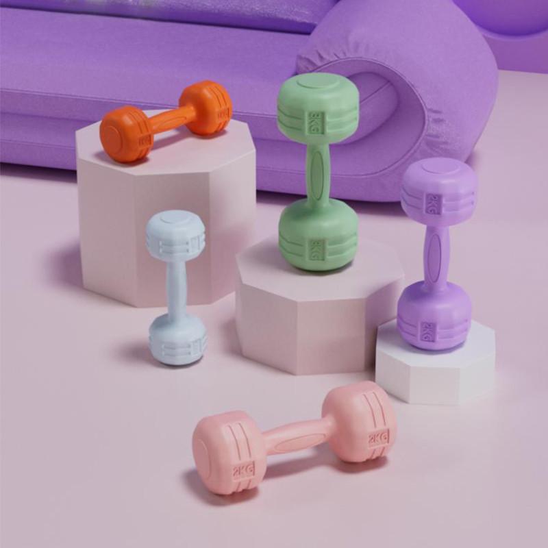 Home Dumbbell Exercise Handle Weightlifting Rubber Bag Tire Shaped Equipment Gym