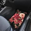Set of 4 Car Mats Featuring Ethnic Designs with a Vintage Look, Fashionable And to Maintain, Compatible with Different Vehicle Models