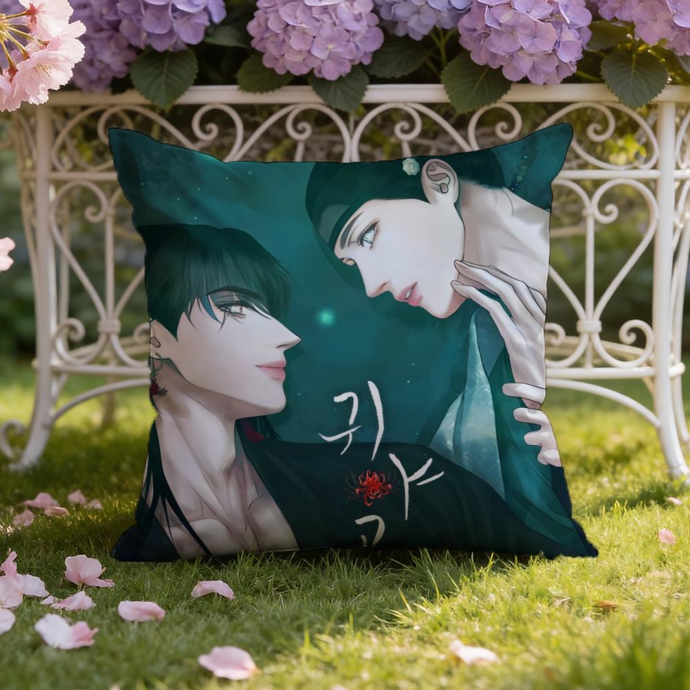 The Ghosts N-Nocturne Cushion Cover Home & Car Dual-Scene Pillow Cover: Reversible for Premium Comfort