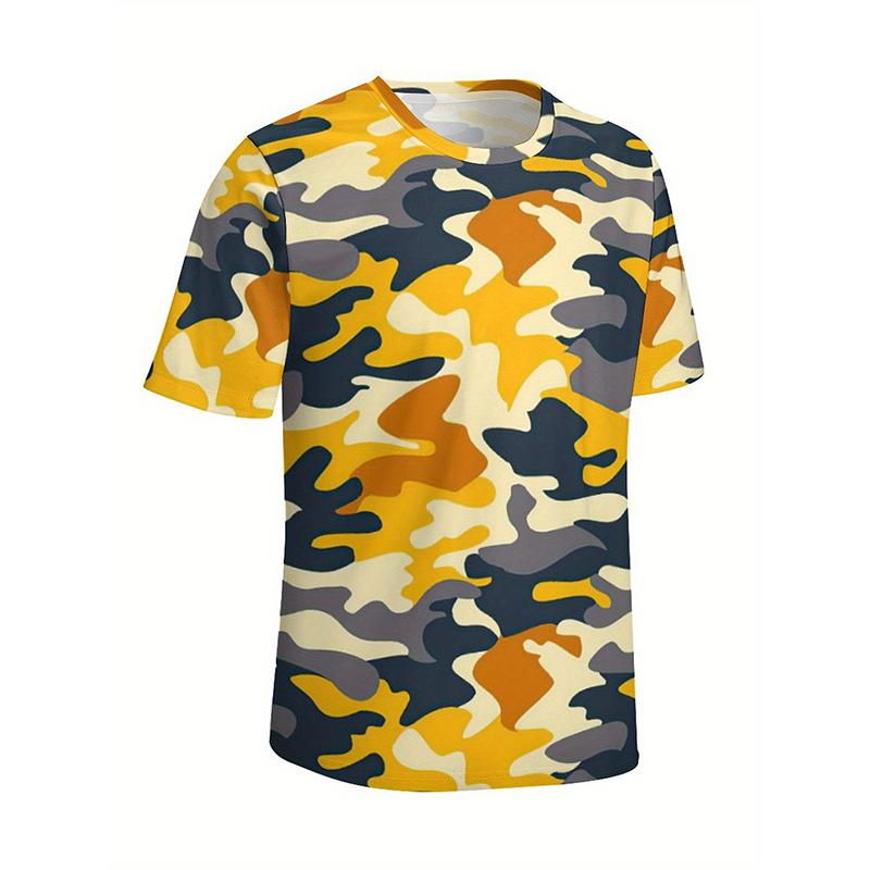 

Fashion Camouflage 3D Print T-Shirts Men Women Casual O-Neck Short Sleeve 5XL
