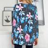 Ladies Plus Size Crew Neck Long Sleeve Tunic Soft Oversized Tops For Household And Casual Outdoor Wear