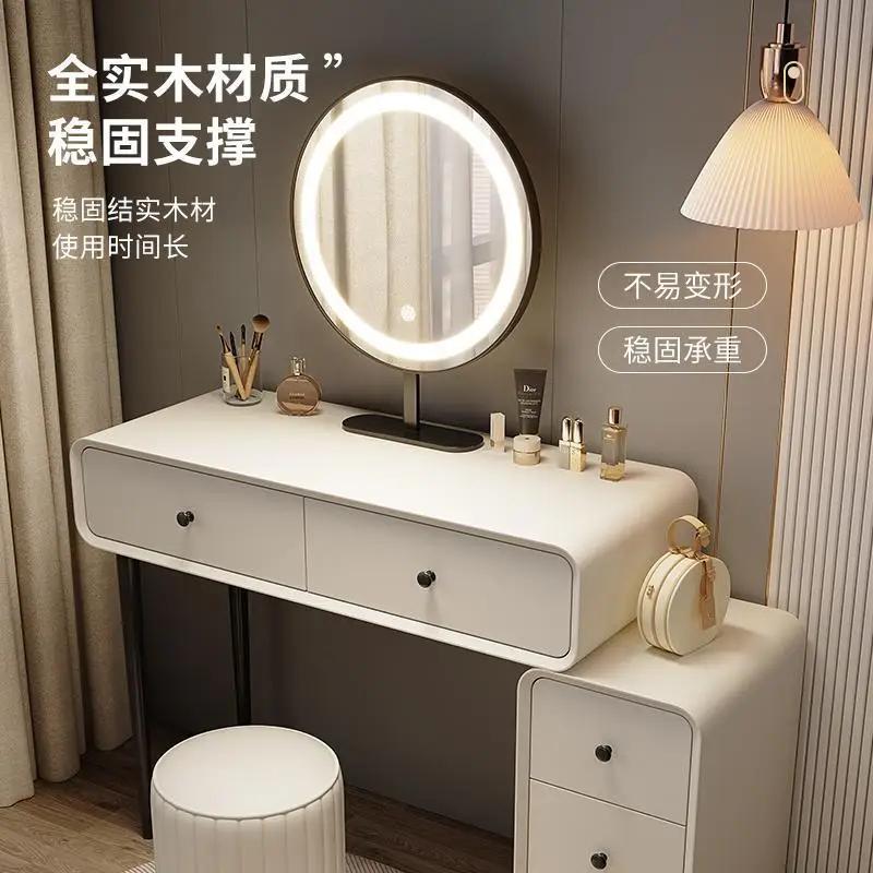 Modern Mirror Dressing Table Minimalist Nordic Make Up Vanity Tables Dressing Small Tocador Home Furniture