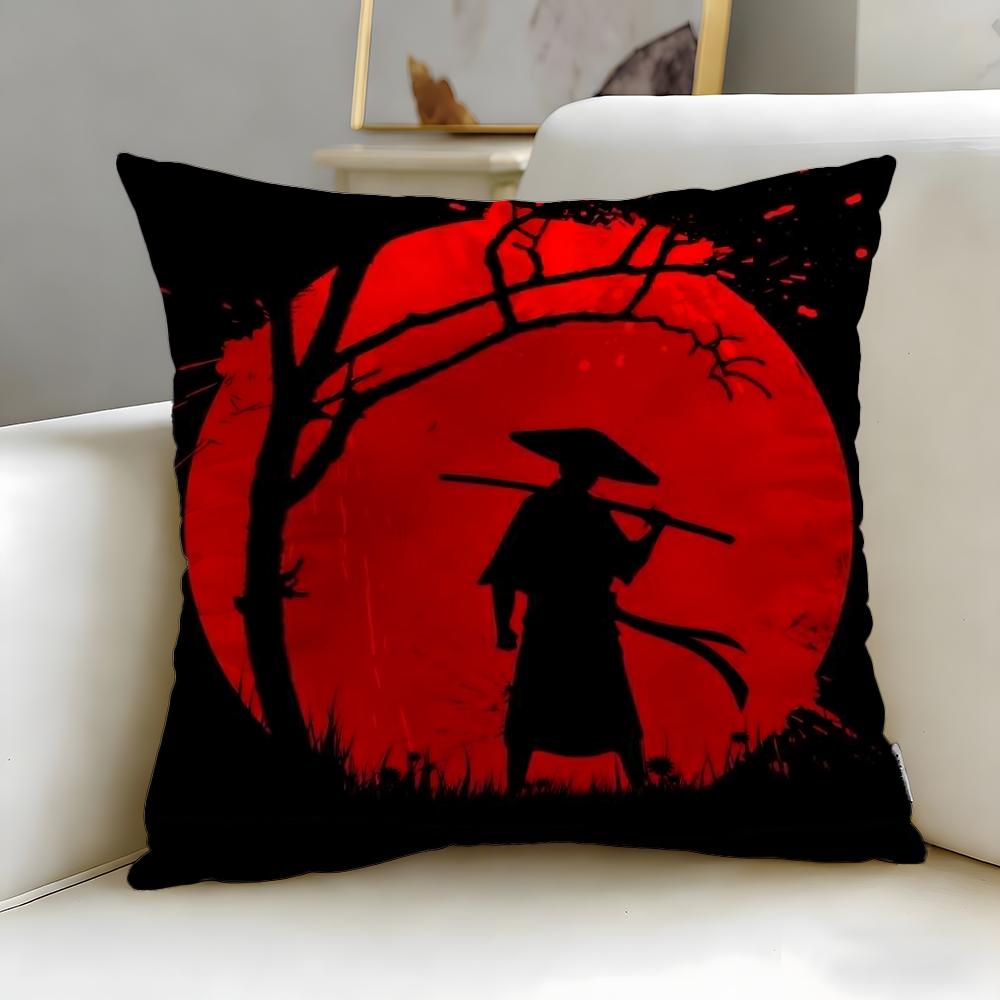 Klassische Anime Ninja Scroll Kissenbezug Weich & Leicht zu Waschen Kissenhülle – Vielseitig für Sofa, Bett, Reise und Büro