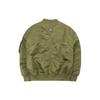 MLB Basic Logo Boston Red Sox Solid Logo Zip Jacket Unisex Jacket Military-Green 3AJPB0321-43KAS