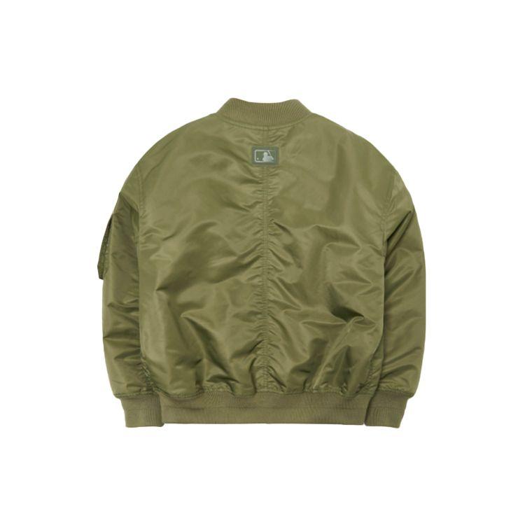 MLB Basic Logo Boston Red Sox Solid Logo Zip Jacket Unisex Jacket Military-Green 3AJPB0321-43KAS