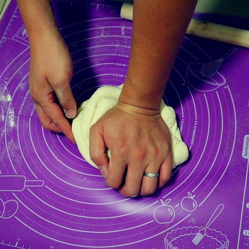 

45X60 см антипригарный силиконовый коврик для выпечки, коврик для теста с чешуей, коврик для выпечки