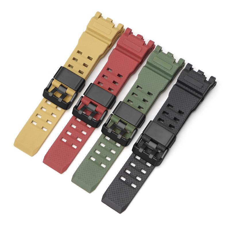 Für Casio g-shock GWG-2000 GWG2040 Ersatzband Edelstahlschließe Zubehör Band Gürtel Silikonkautschuk Uhrenarmband Armbänder