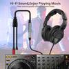 Music Engineer Double 6.35mm Mono Male to Stereo Female Y Adapter Cable 1/4 Mono Male Y Splitter Cord Multiple Length