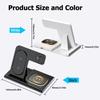 3 in 1 Wireless Charging Station for Phone 16 15 14 and Watch Series with Earphone Compatibility