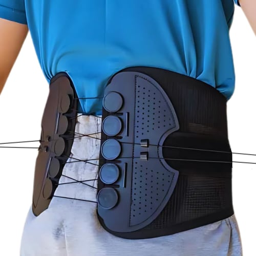 

LiraSapo Waist Support Corset Belt [Designed and Sold by Physical Therapists] Authentic Posture and Pelvic Support for Men and Women (Medium)