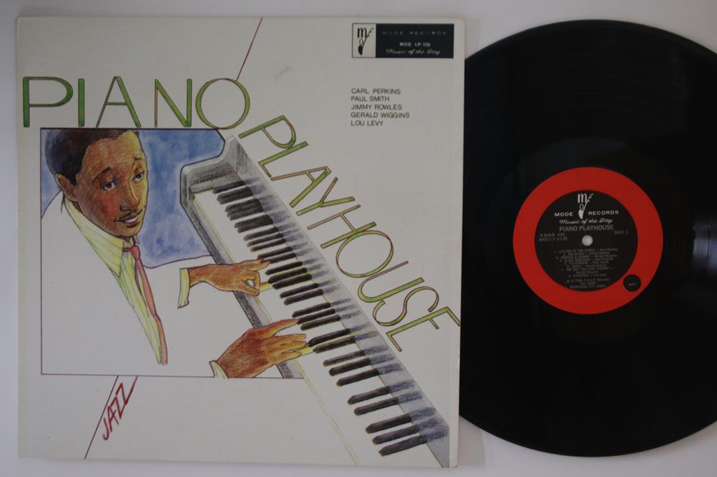 LP Record CARL PERKINS, PAUL SMITH, JIMMY ROW - Piano Playhouse MODLP128 VSOP 1986 US Jazz Used