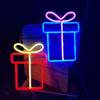 LED Gift Box Neon Lights Vibrant Colors Easy To Use Create Atmosphere Christmas Day Decoration Colourful Lights