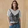 Lace BusTier Layered T shirT ze05qT009na