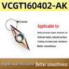 35° Diamond Blade CNC Lathe Inserts VCGT160404 VBGT110302 for Aluminum