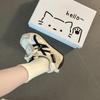 Fashion versatile mesh splicing retro thick-soled heightening dad shoes women's summer retro casual sports shoes Forrest Gump shoes