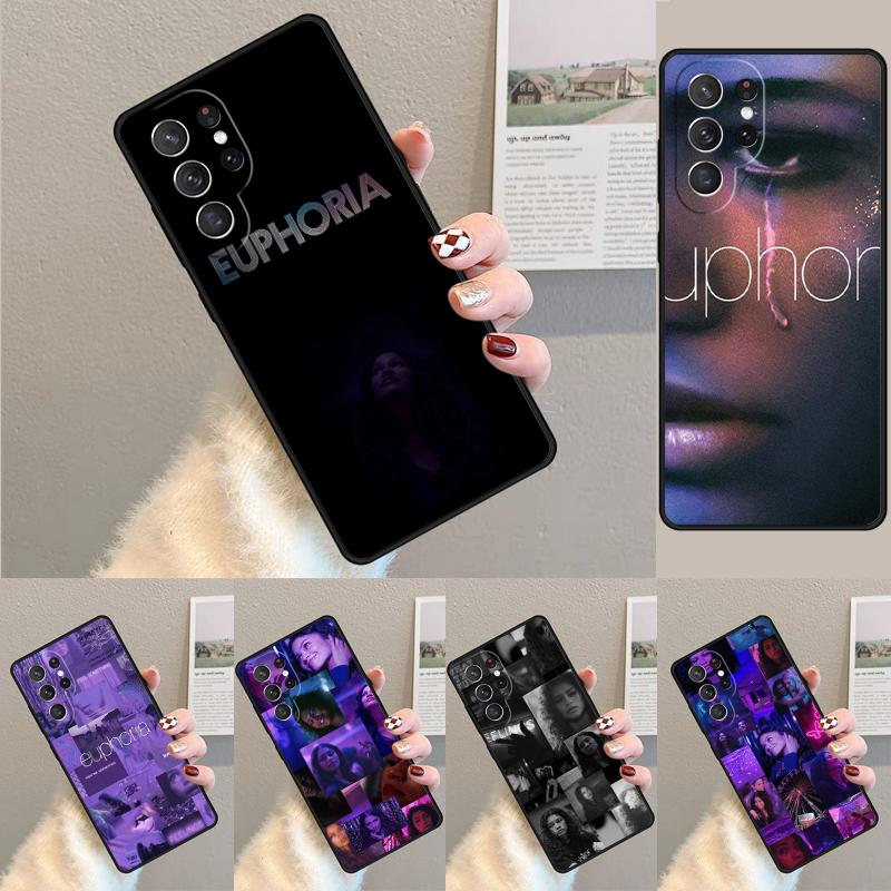 American TV Series Euphoria Phone Case Cover For Samsung Galaxy S24 S25 Ultra S21 S22 Ultra S10E Note 10 Plus Note 20 FE S23
