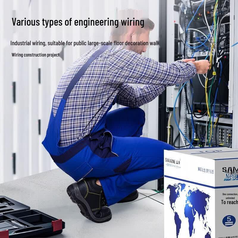 SAMZHE Cat5e Shielded Ethernet Bulk Cable - 305m