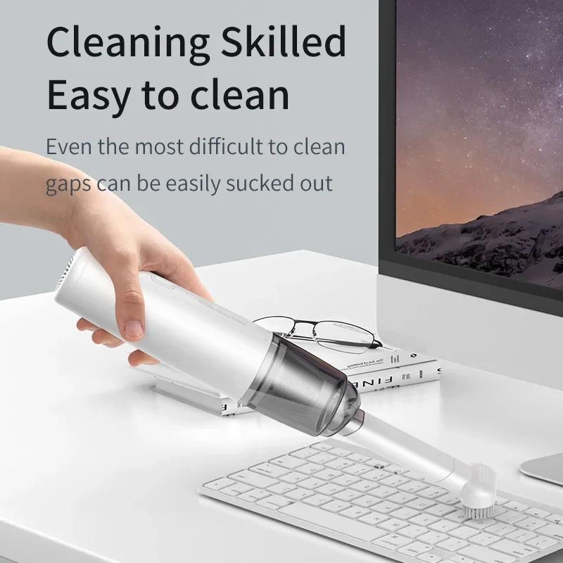 All in One Car Vacuum Cleaner Handheld 13KPA 2600mAh 50dB Low Noise Dry Wet Use for Pet Hair Dust Universal Auto Tool