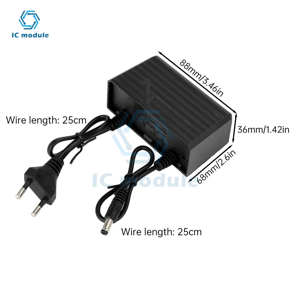 AC 100-240V to 12V 2A Outdoor Waterproof Power Supply 24W Switching Power Supply Monitor Camera Power Charger Adapter